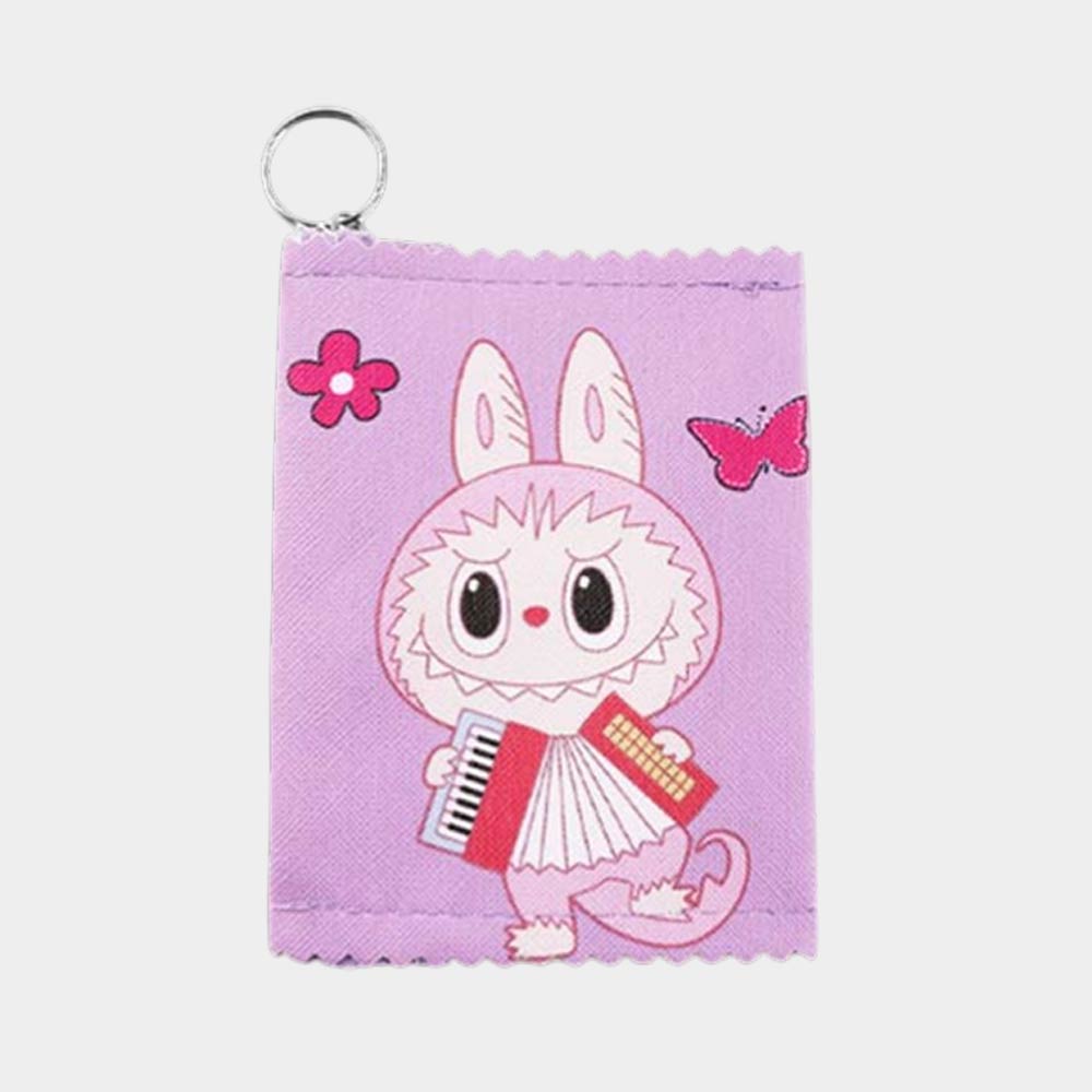 12PCS - Monster Bunny Character Mini Coin Pouch Keychain Bags