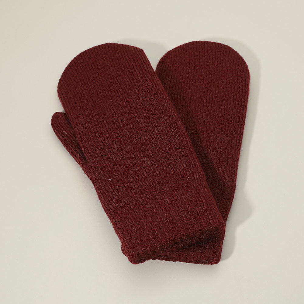 12Pairs - Chenille Lined Mitten Gloves