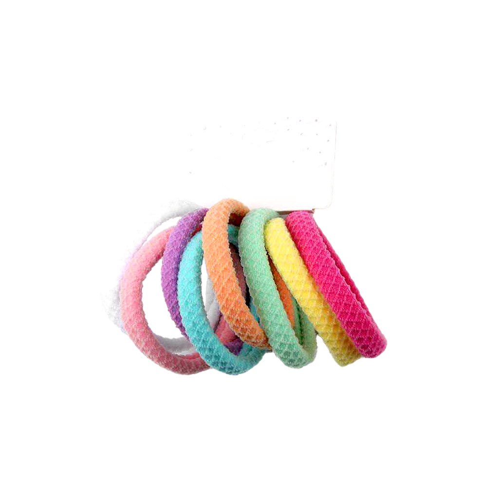 12 SET OF 8 - Classic Elastic Hairband Set