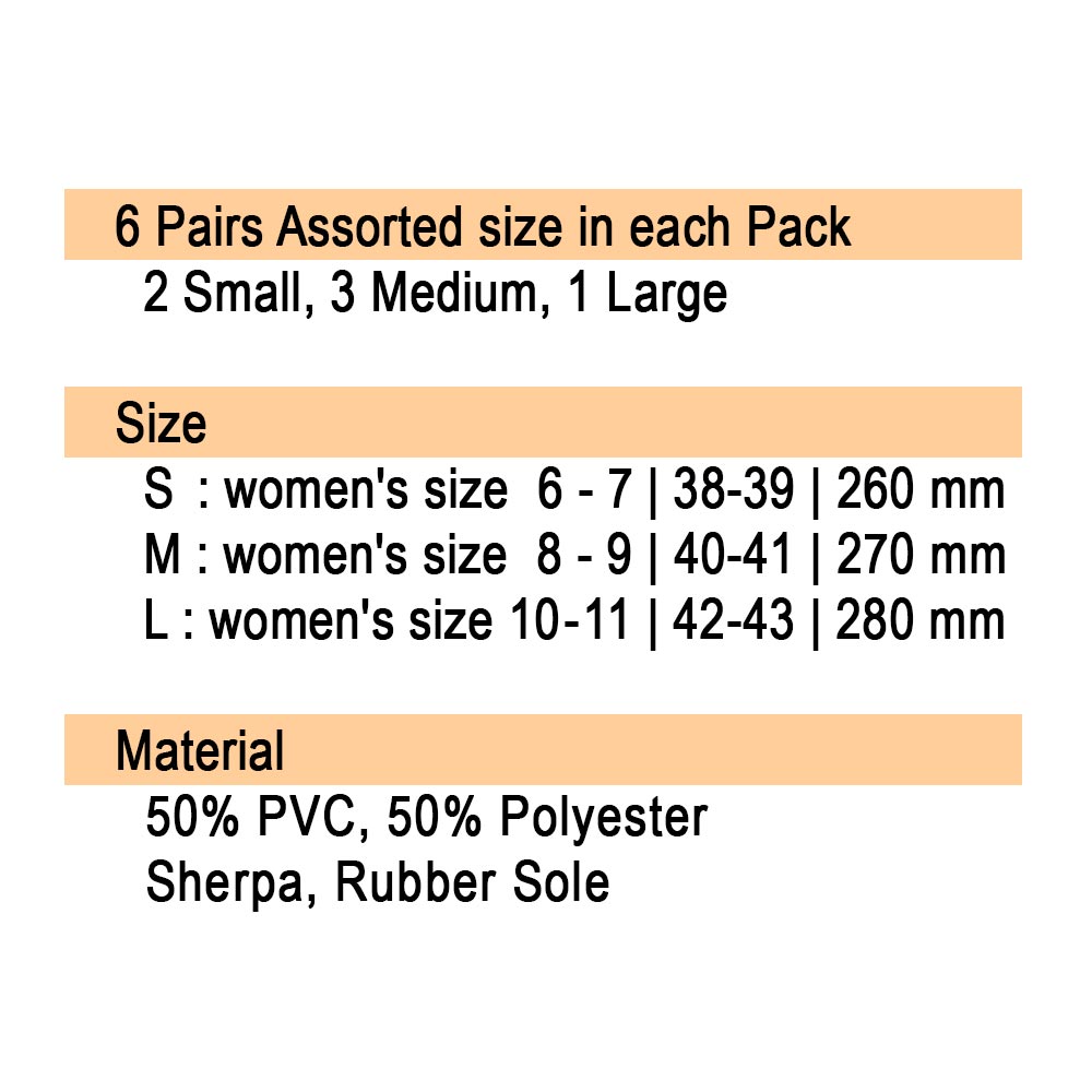 6Pairs - Floral Patterned Quilted Upper With Padded Sole Indoor Slippers