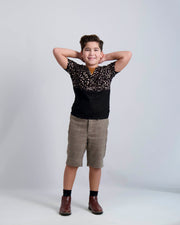 Leopard Dolman Tee