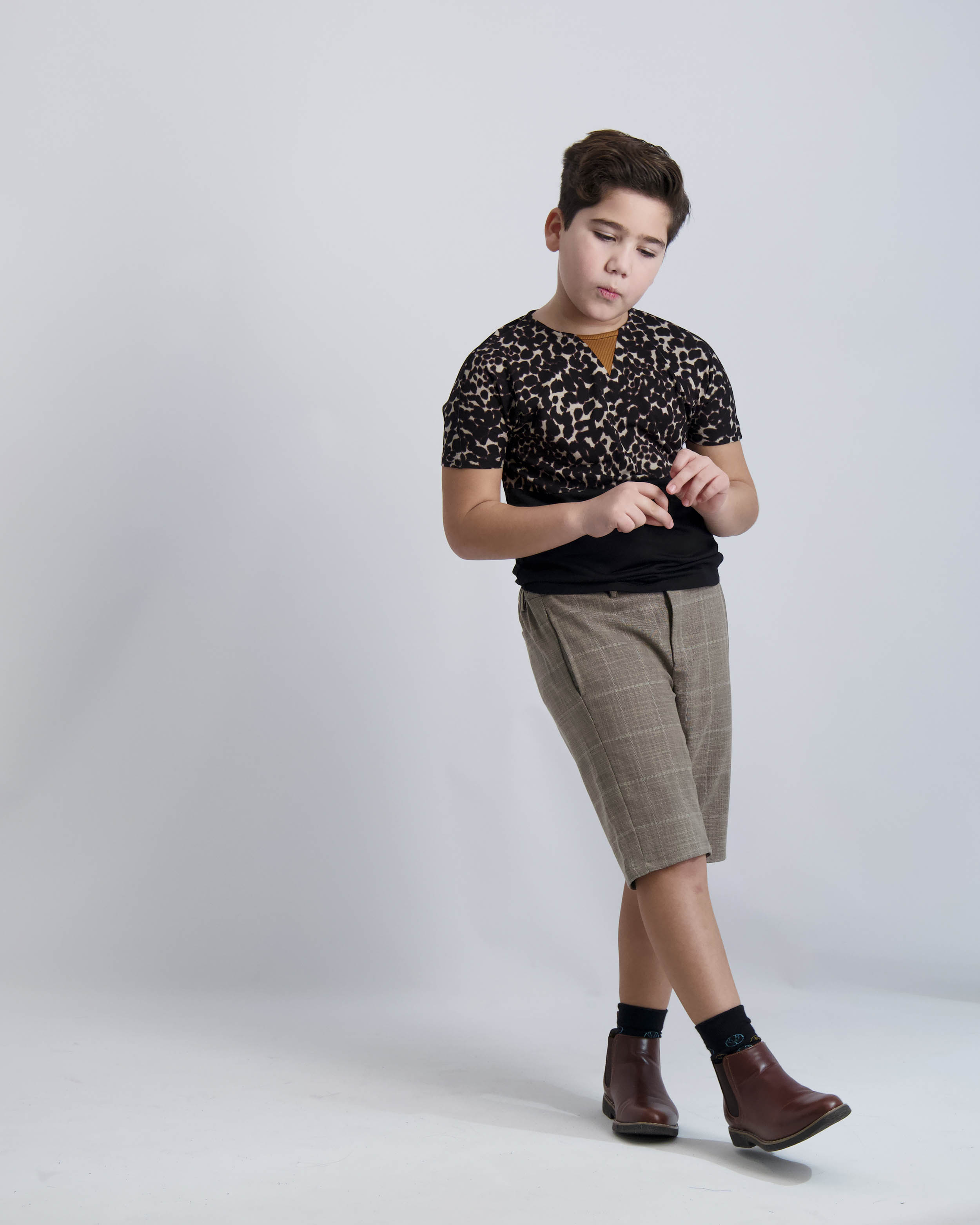 Leopard Dolman Tee