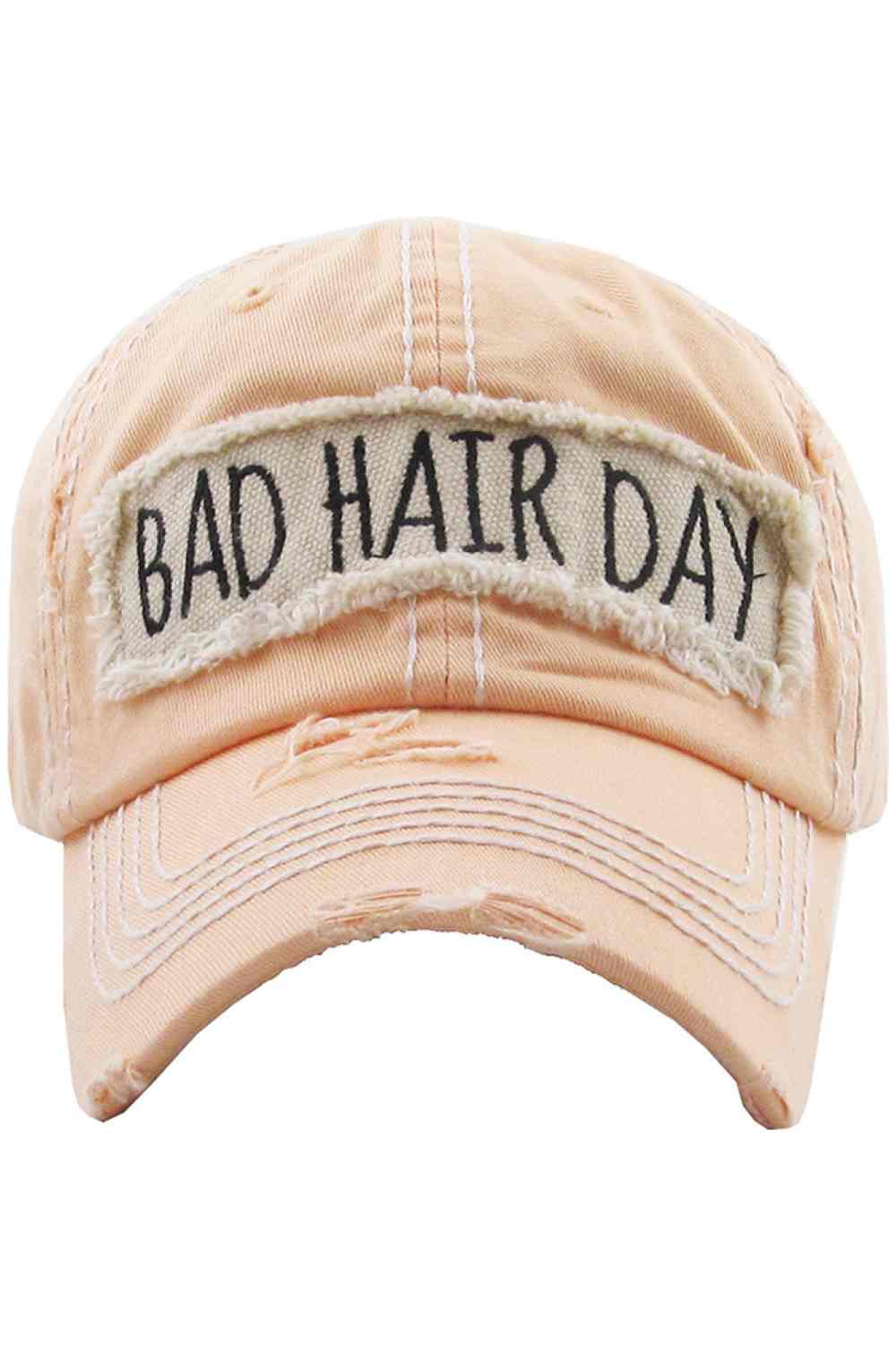 BAD HAIR DAY Washed Vintage Baseball Cap