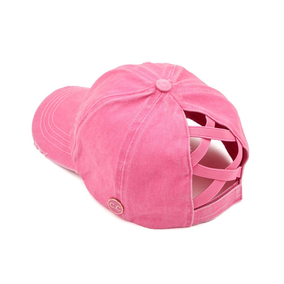 C.C Women's Baseball Ponytail Cap