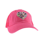 C.C Heart Stone Embellishment Baseball Cap