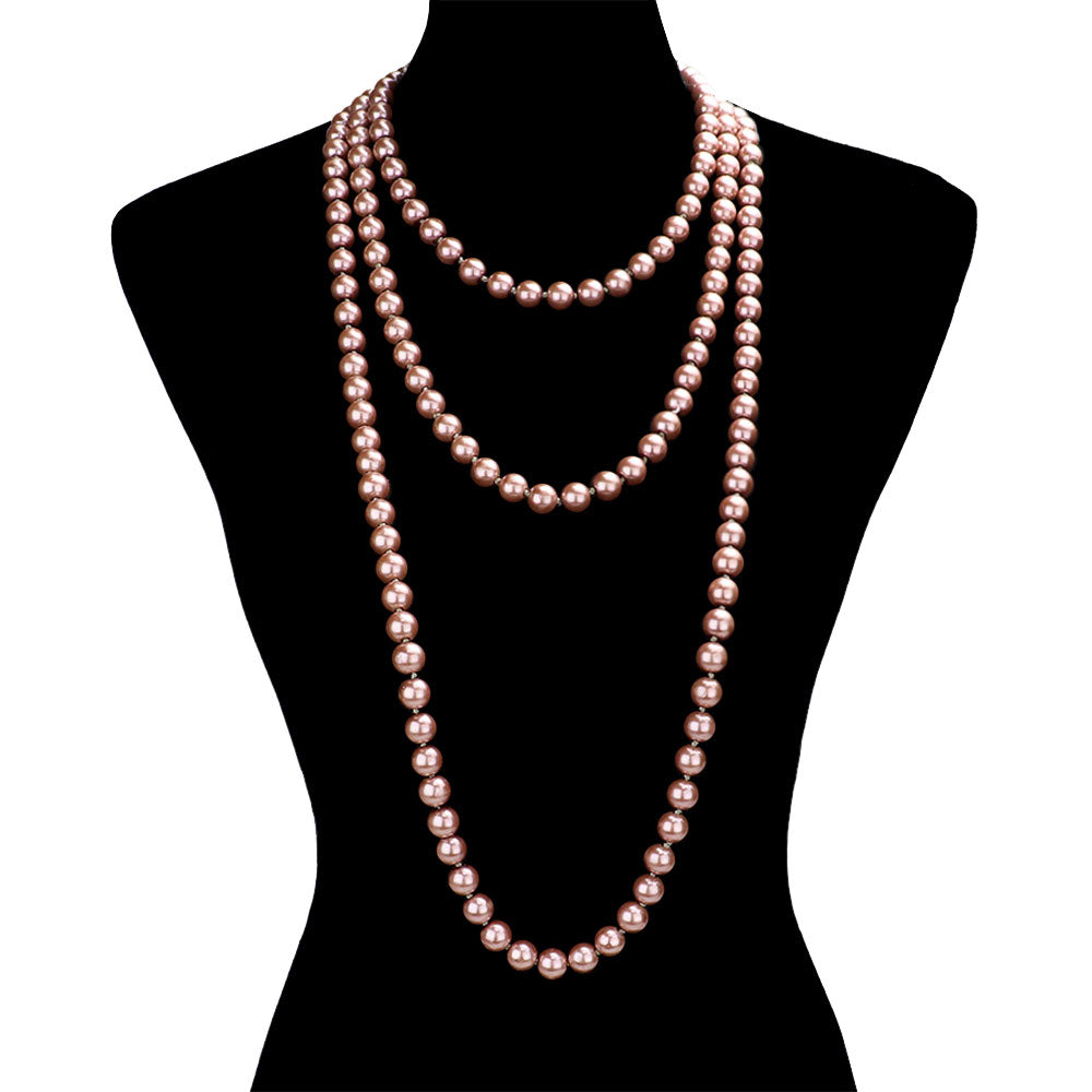 Women's Pearl Long Necklace