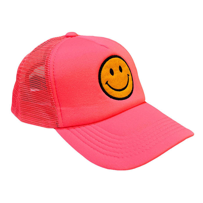 Smile Accented Mesh Back Baseball Cap