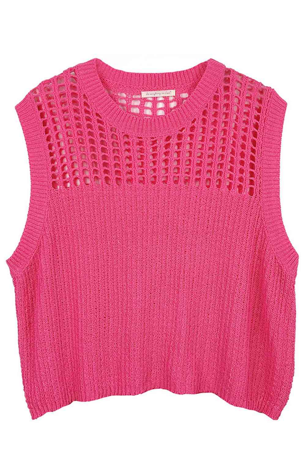 Chest Blocked Crochet Poncho
