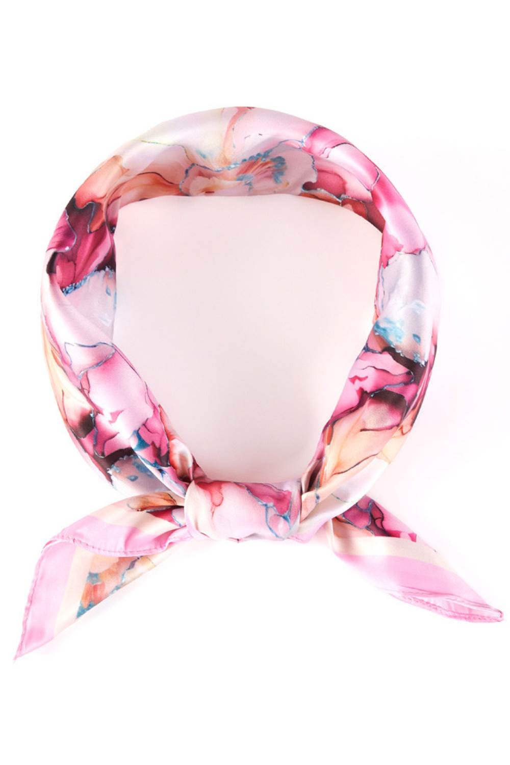 Floral Pattern Print Bandana Light Weight Scarf