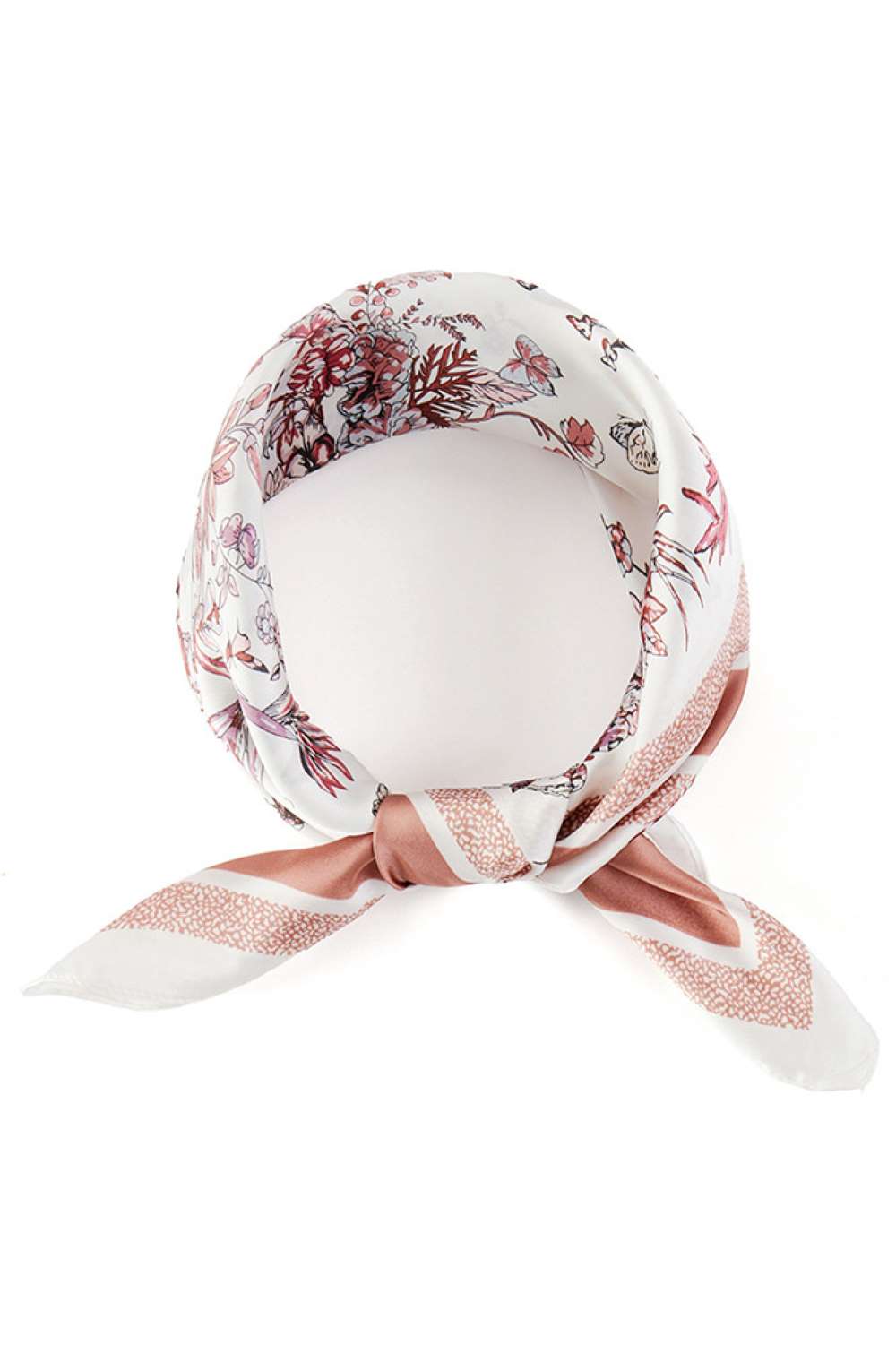 All Season Flower Pattern Print Bandana Scarf