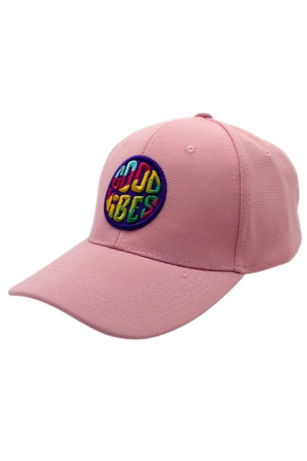 GODD VIBES Multi Color Baseball Cap