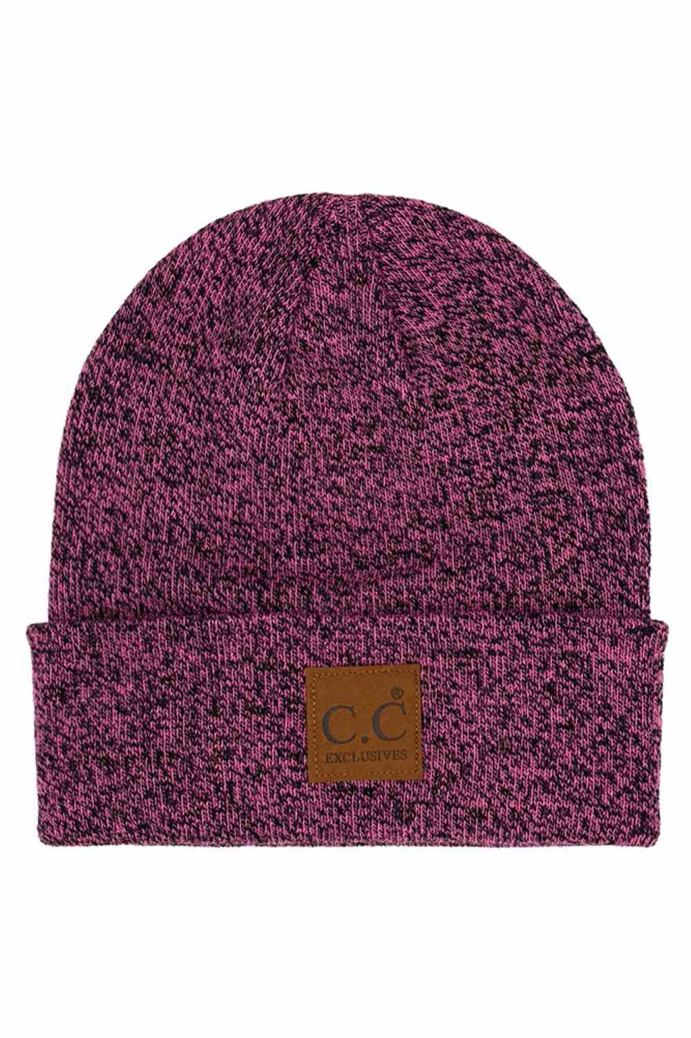 C.C Unisex Classic Basic Solid Color Beanie