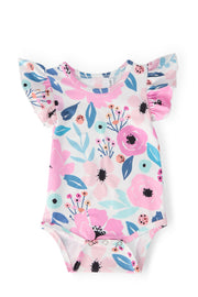 Pretty in Purple S/S Flutter Bodysuit