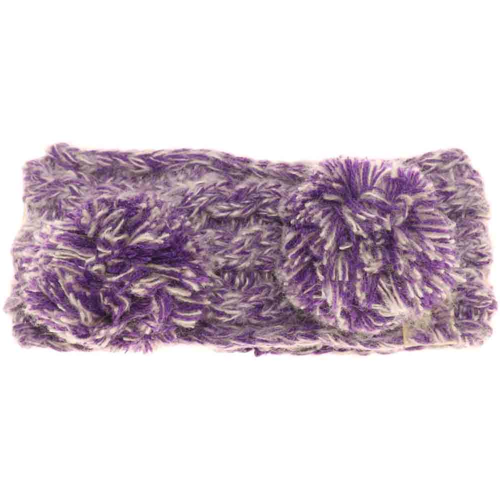 KIDS Multi-tone Double Pom C.C Head Wrap