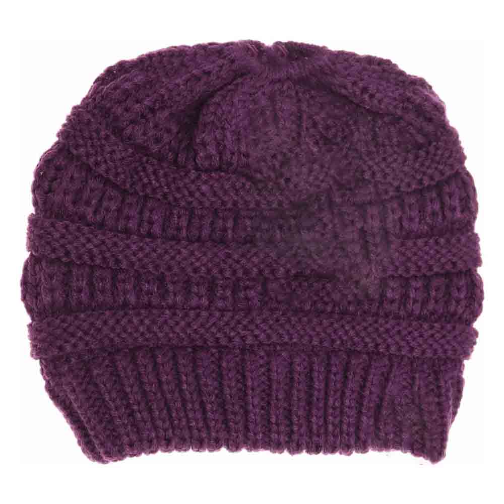 Kids Solid Classic C.C Beanie Tail