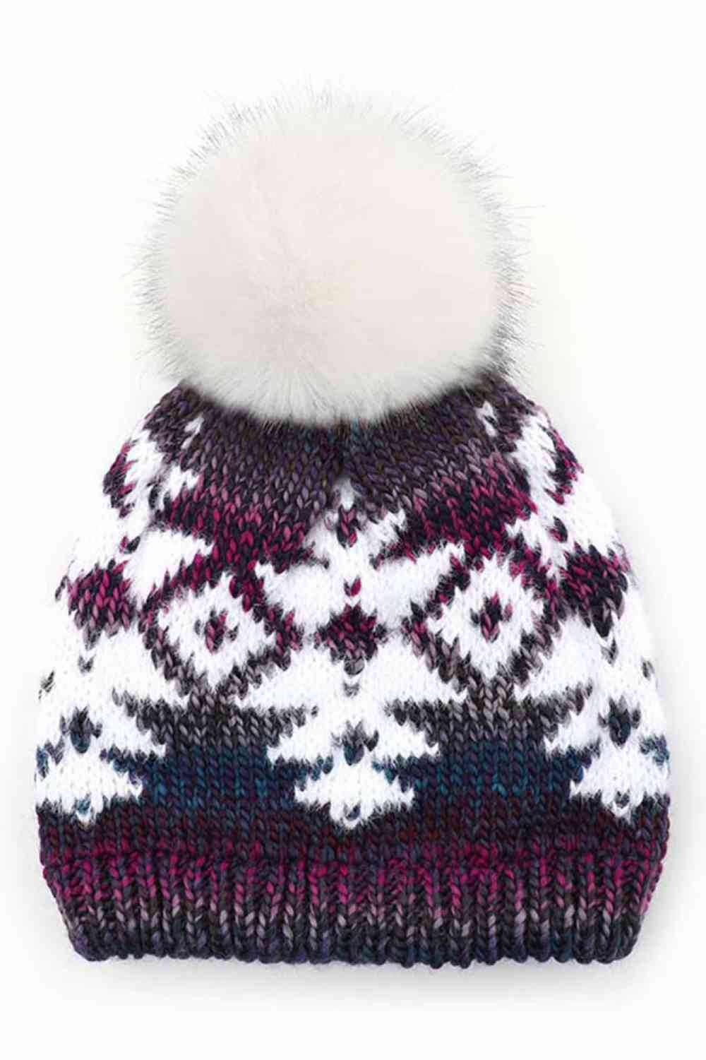 C.C Multi Yarn Aztec Beanie Hat