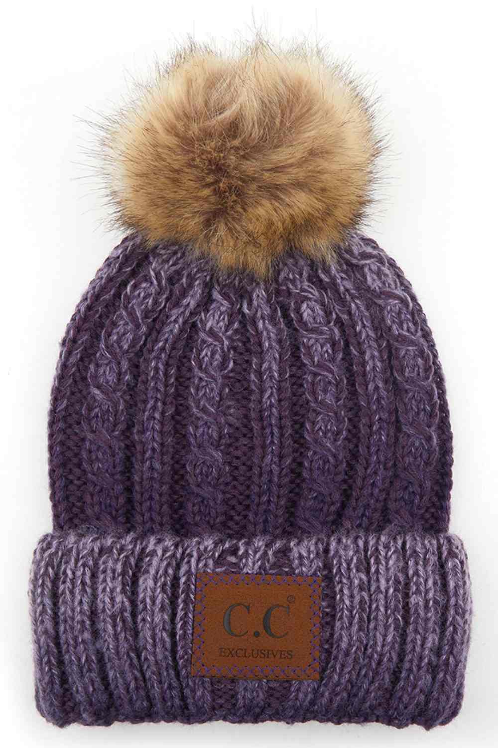 C.C Ombre Beanie with Pom
