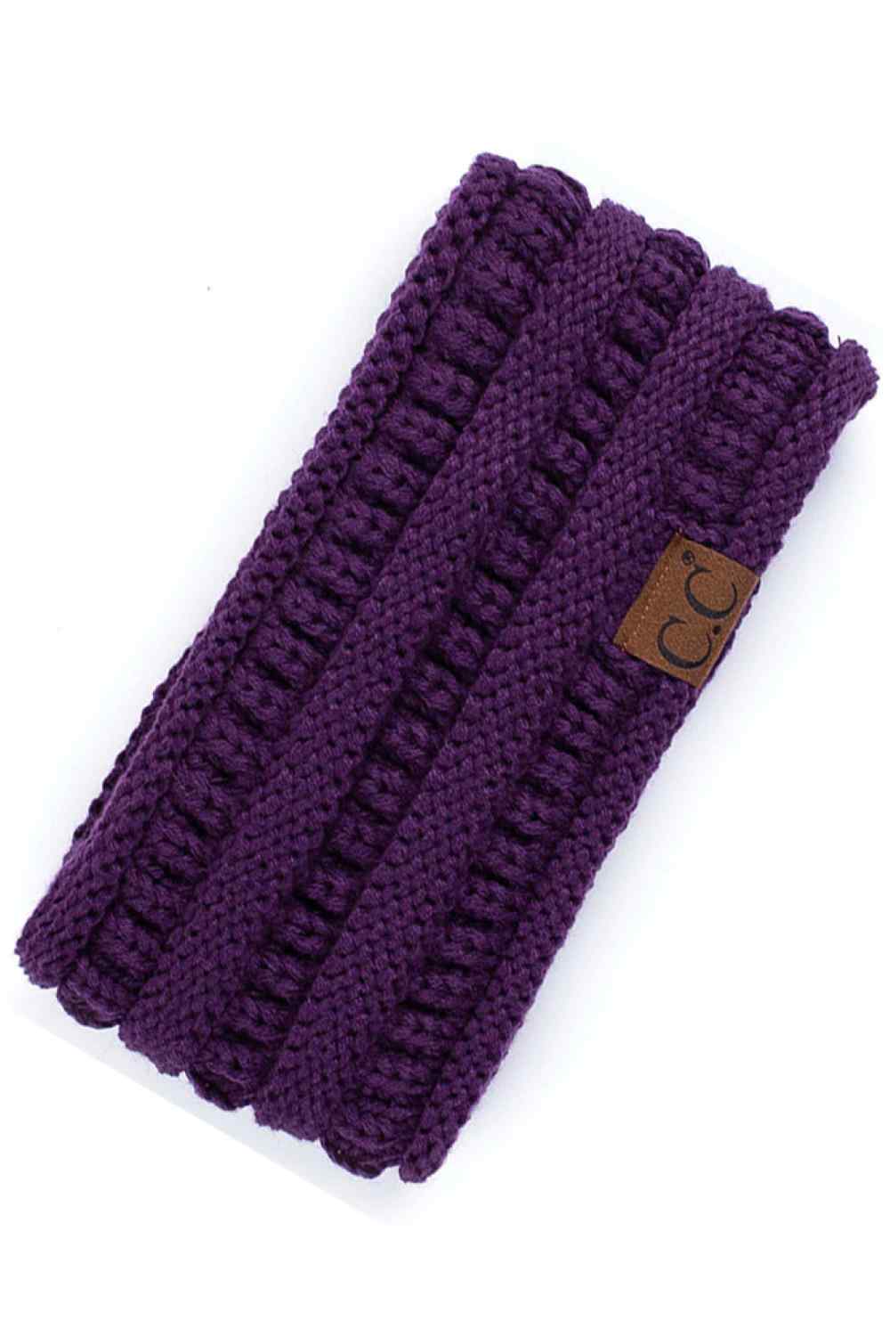 C.C Solid Ribbed Headwrap