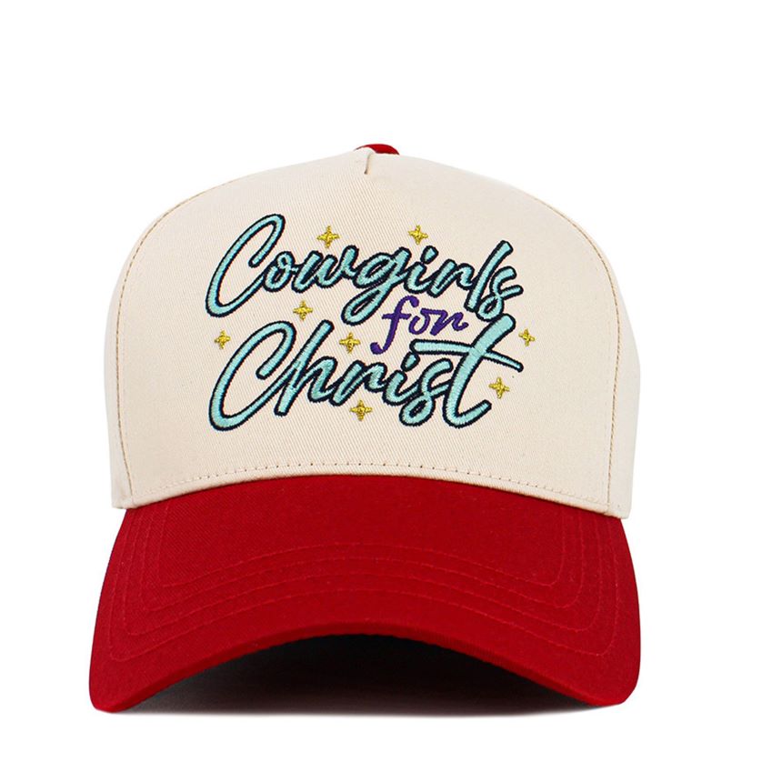 COWGIRLS FOR CHRIST Letter Five Panel Baseball Cap