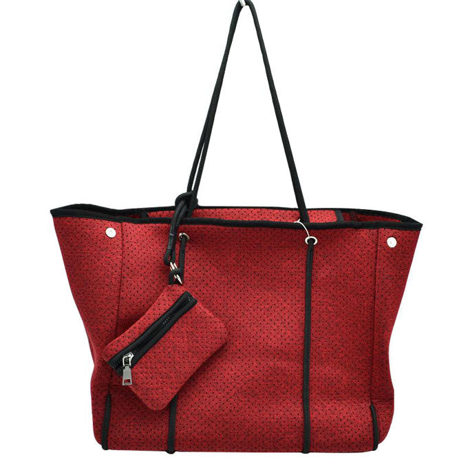 Large Tote Bag Women Work Bag Purse Neoprene Zip