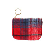 Plaid Check Coin Card Purse
