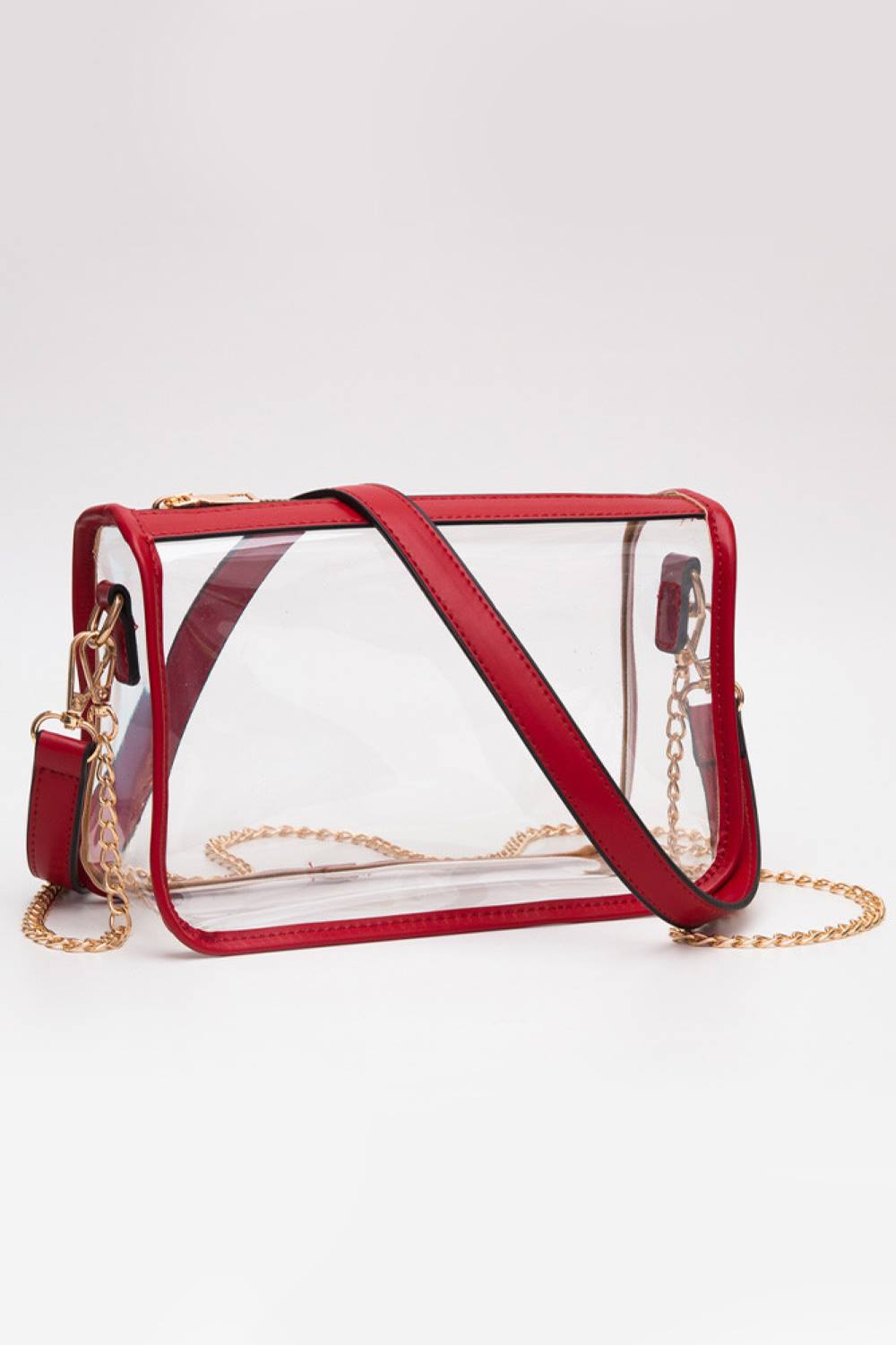 Women's Clear Rectangle Stadium Concert Crossbody Bag