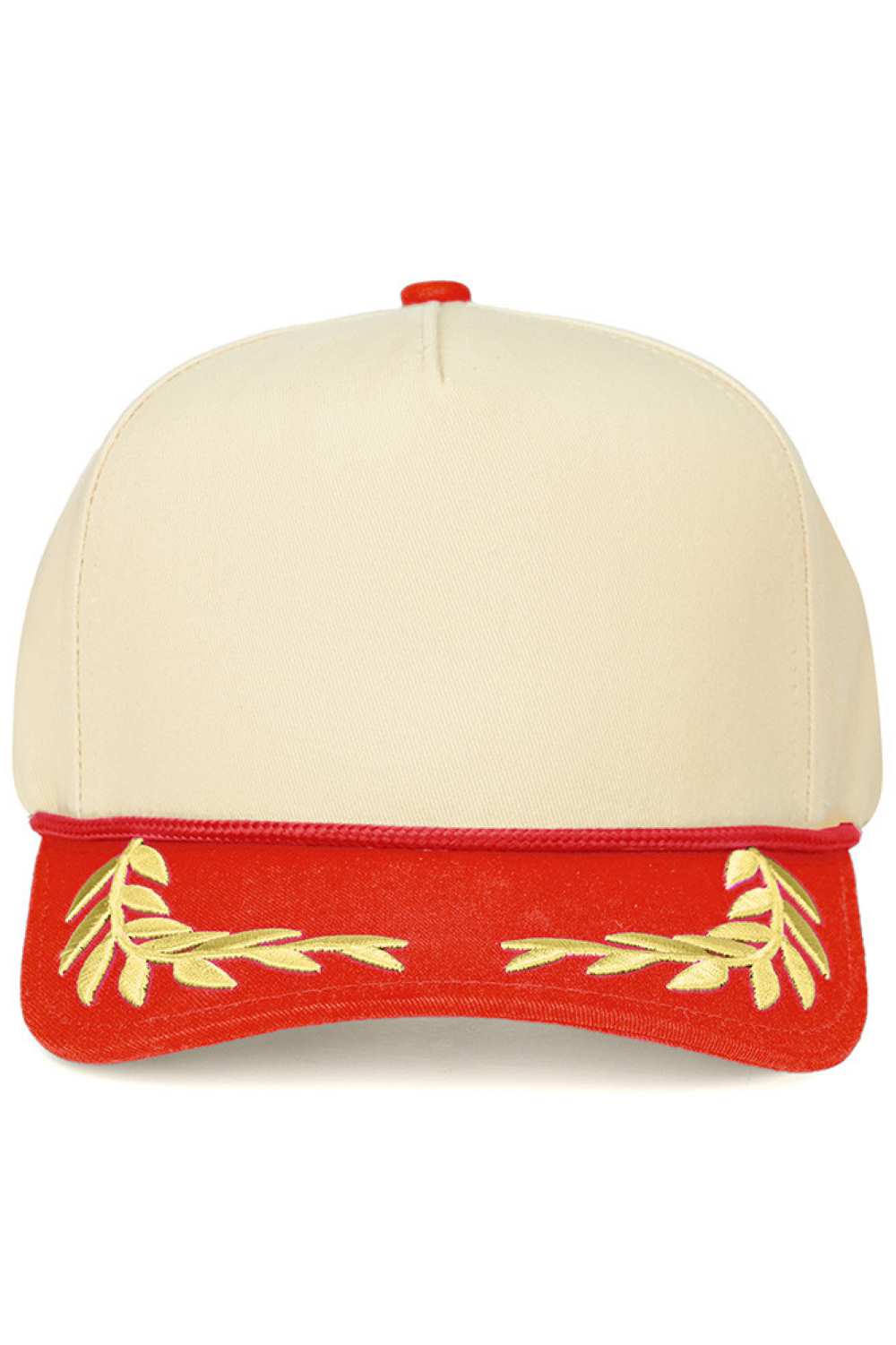 C.C Gold Bay Leaf with Rope Two Tone Trucker Cap