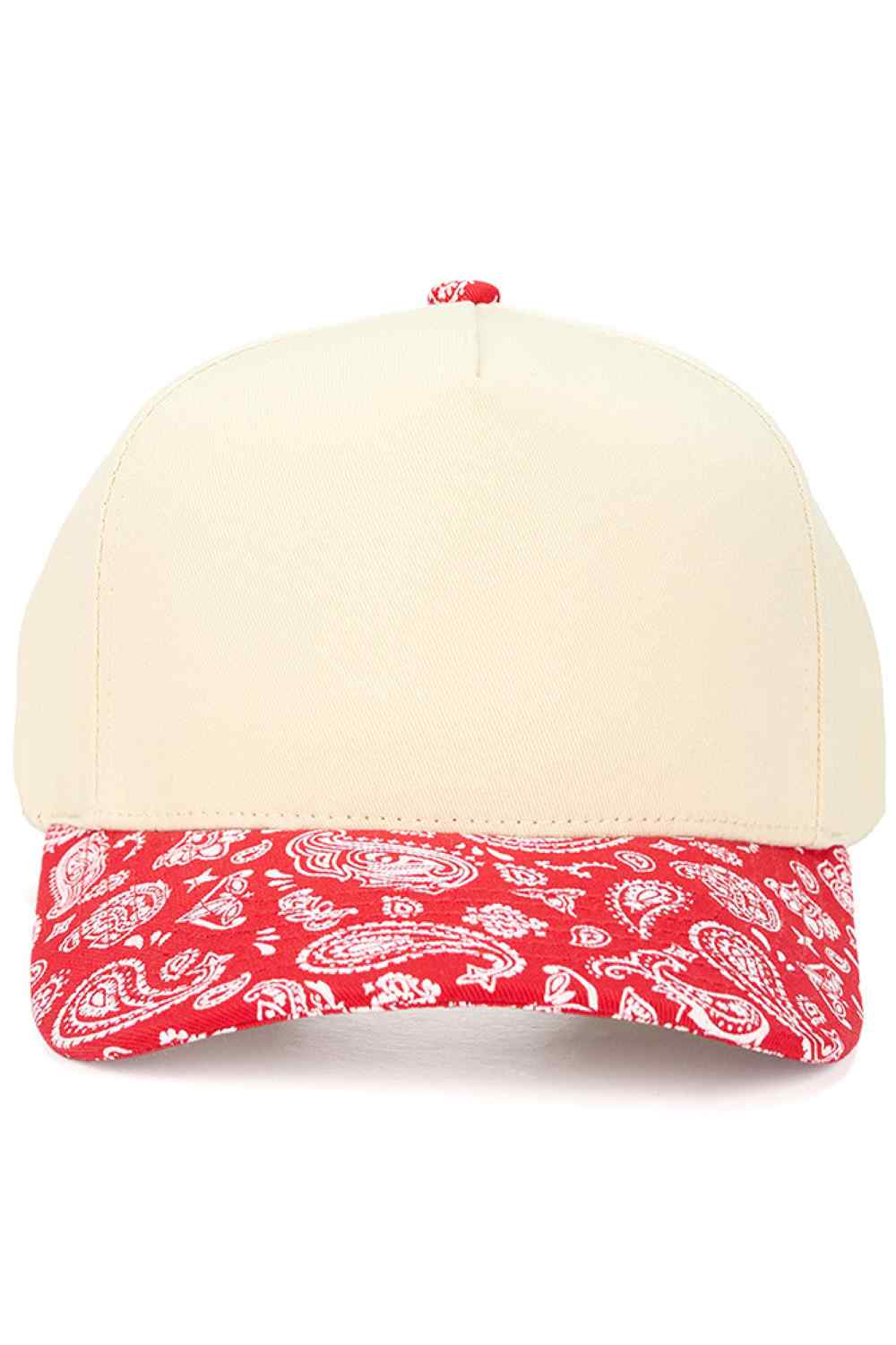 C.C Paisley Pattern Two Tone Trucker Cap
