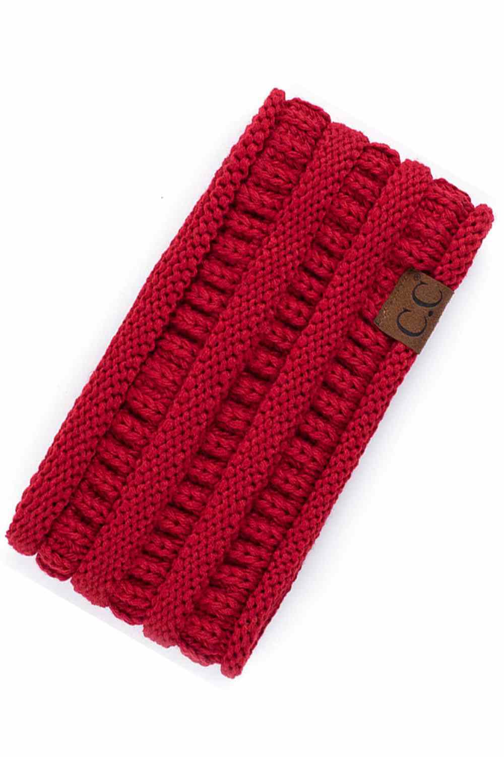 C.C Solid Ribbed Headwrap