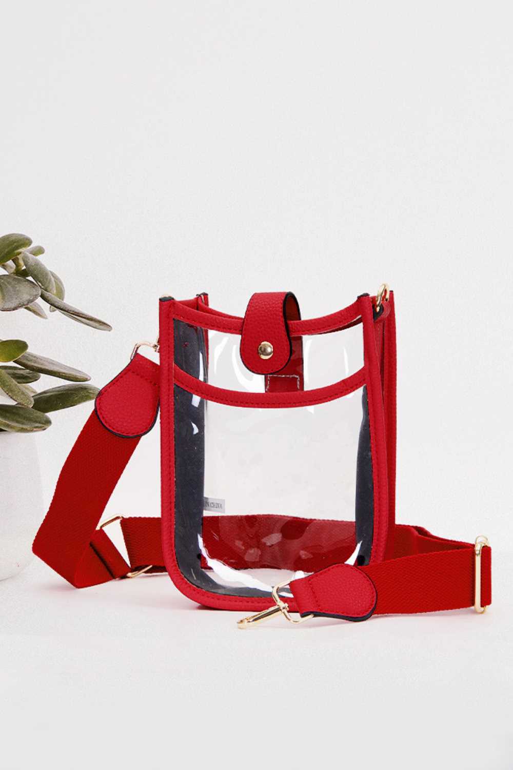 Pretty Clear Stadium Crossbody Mini Bag