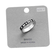 Brass Metal Enamel Mama Ring