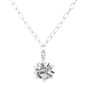 Christmas Gift Bow Necklace