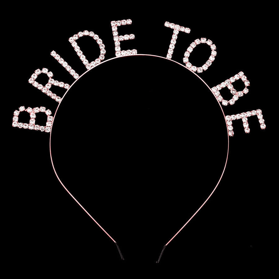 Fashionable Bride To be Rhinestone Headband