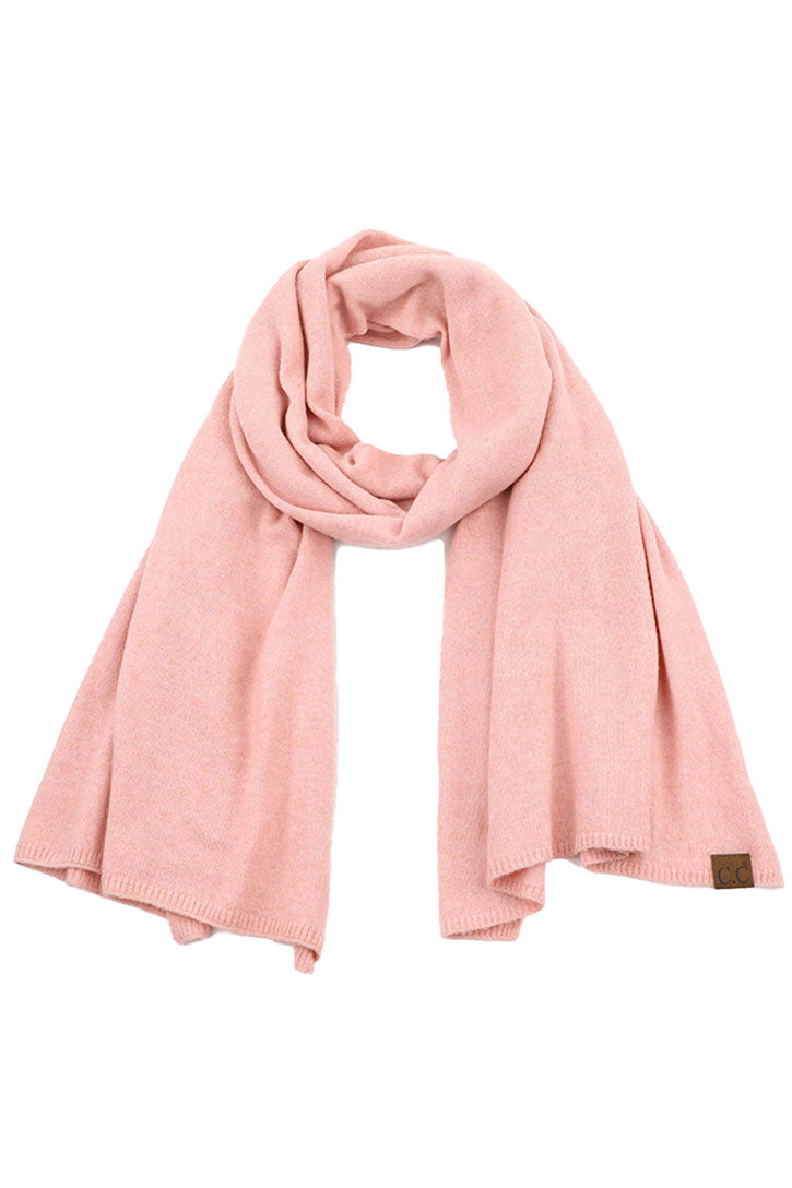 C.C Soft Recycled Fine Yarn Cuff Scarf