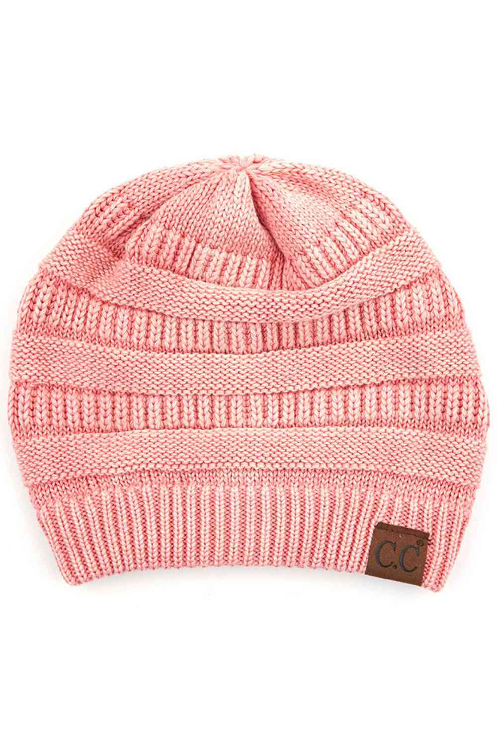 C.C Cotton Washed Ribbed Beanie