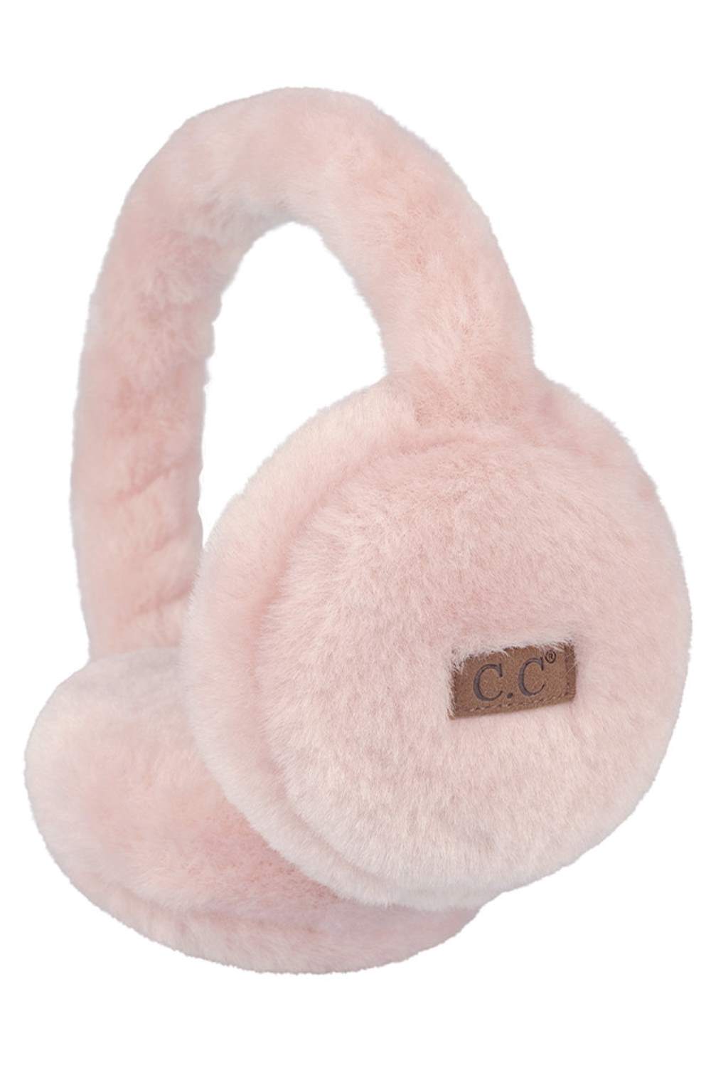 C.C Faux Fur Solid Winter Earmuff Winter Headband