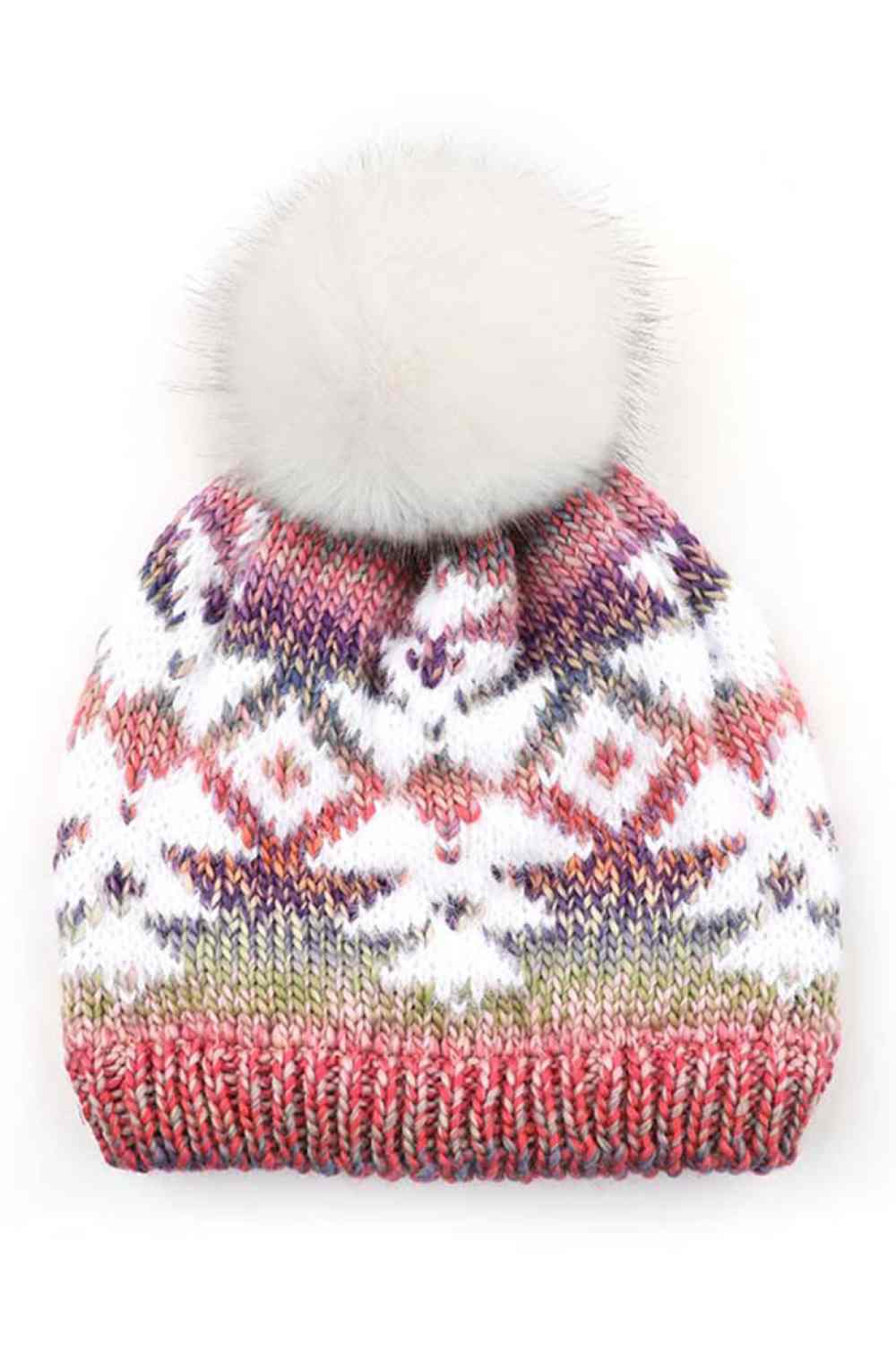 C.C Multi Yarn Aztec Beanie Hat