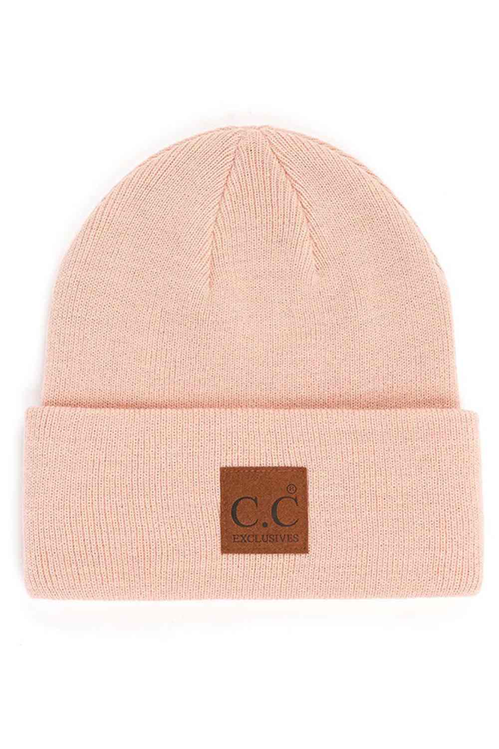 C.C Unisex Classic Basic Solid Color Beanie