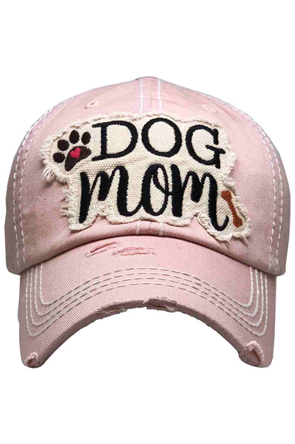 DOG MOM VINTAGE BASEBALL CAP