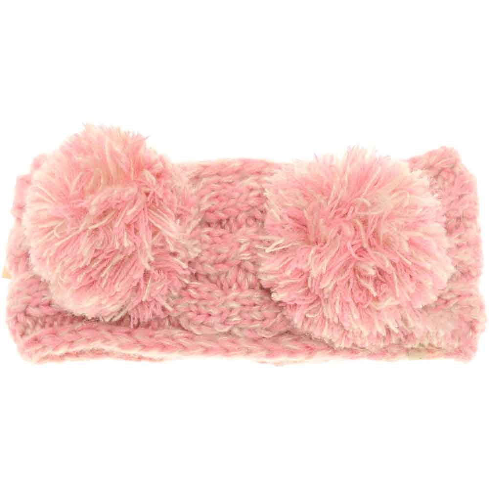 KIDS Multi-tone Double Pom C.C Head Wrap