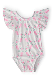 Rosie Posie S/S Flutter Sleeve Leotard
