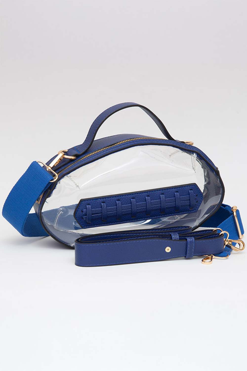 Foot Ball Shape Transparent Clear Stadium Bag