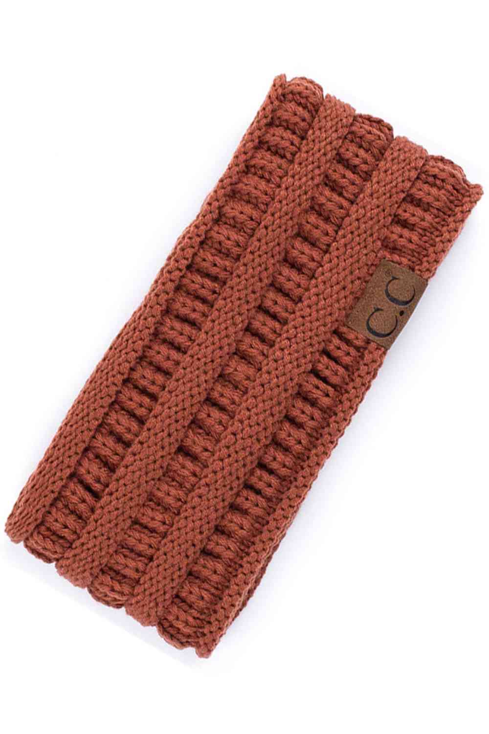 C.C Solid Ribbed Headwrap