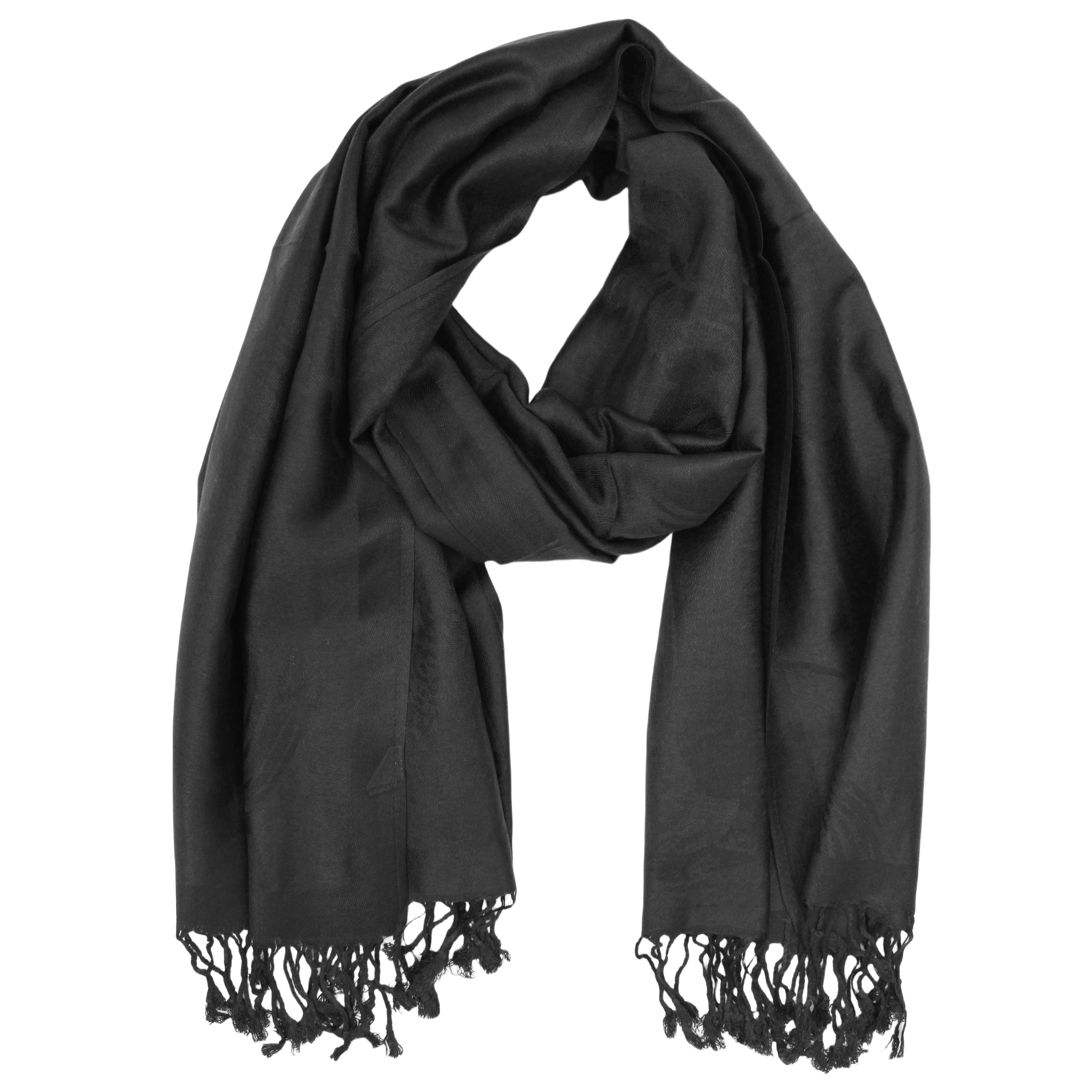 Rose Floral Pashmina Reversible Scarf Shawl