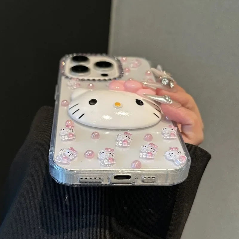 Kawaii Hello Kitty Cartoon  Phone Case Suitable For iPhone