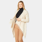 Tweed Tassel Cardigan
