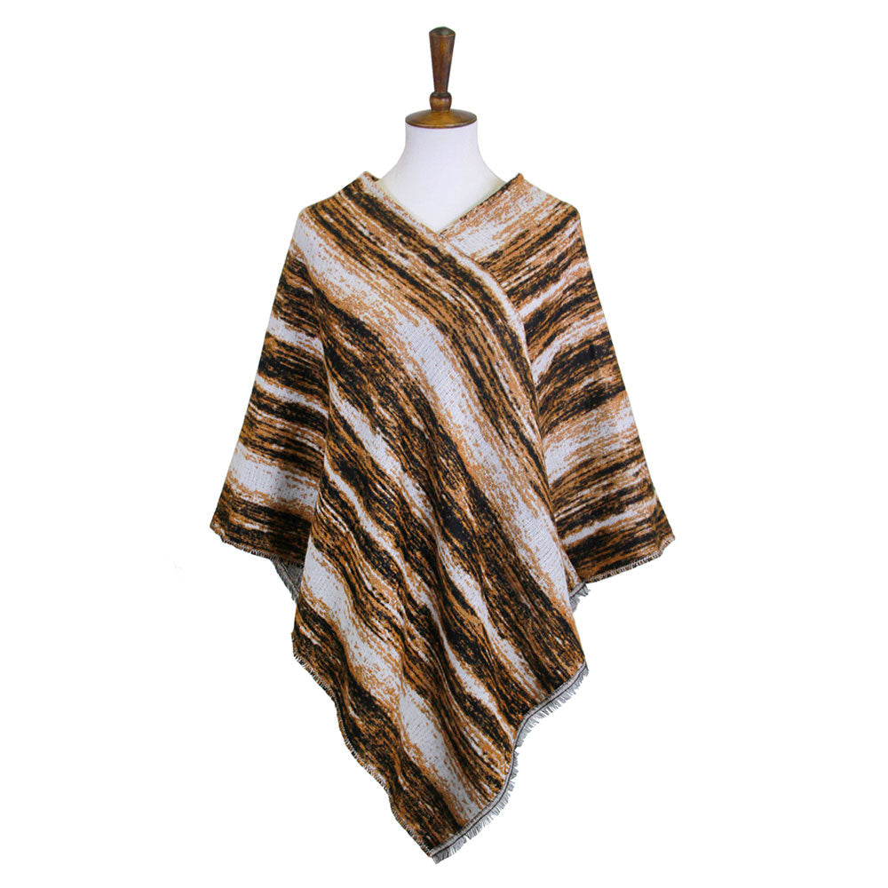 Vertical Patterned Poncho