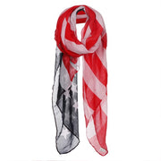 Red, White & Blue Oblong American Flag Scarf
