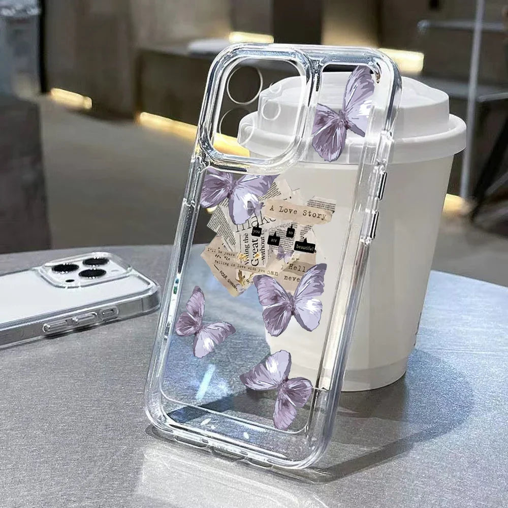 Oil Painting Purple Flower Phone Case