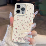 Flower Soft Leather Phone Case